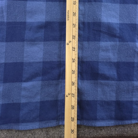 Vineyard Vines Slim Fit Longshore Shirt 2XL Blue Plaid Flannel Long Sleeve - Picture 6 of 8